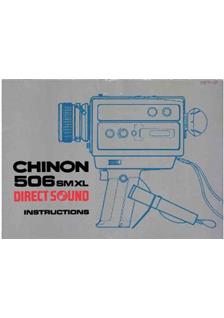 Chinon 506 manual. Camera Instructions.